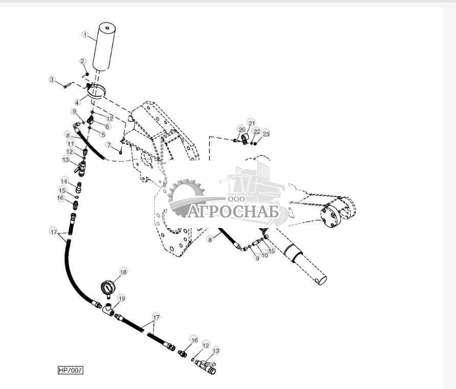 TENSION CYLINDER HYDRAULICS 